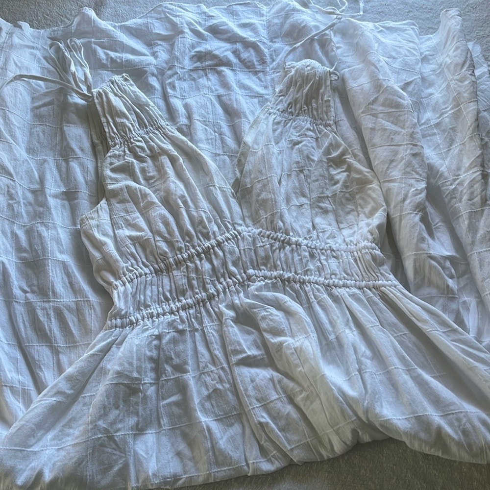 White Cotton Madewell Dress